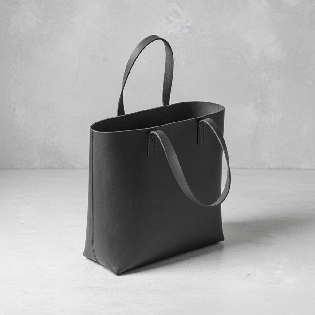 Genuine Leather Tote Bag “ RIN TOTE ” Ver. chrome