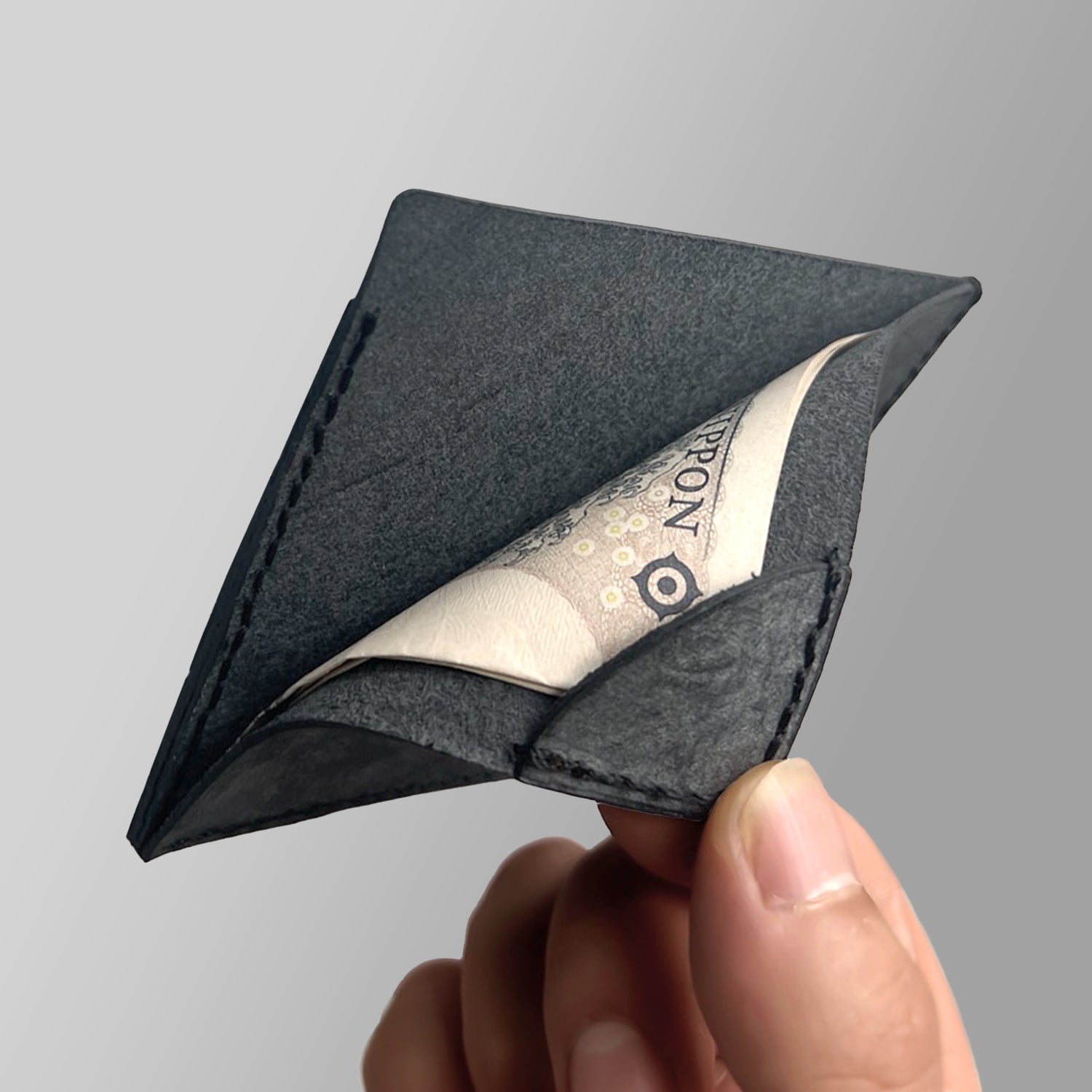 Leather Ultra-Compact Wallet “ FUDABASAMI II ” Ver. Alaska