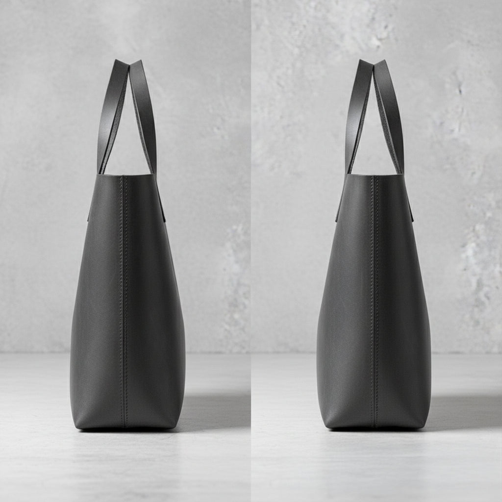 Genuine Leather Tote Bag “ RIN TOTE ” Ver. chrome