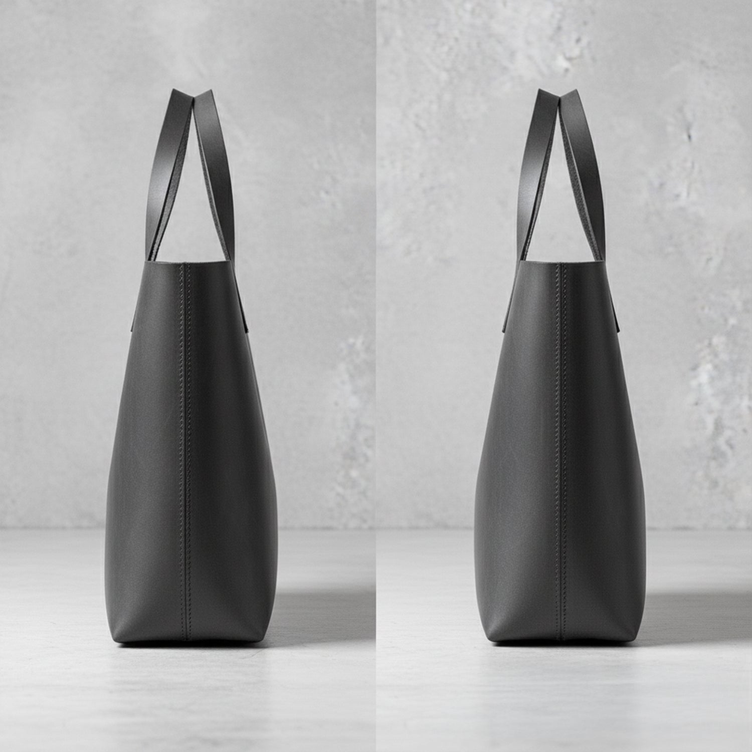 Genuine Leather Tote Bag “ RIN TOTE ” Ver. chrome
