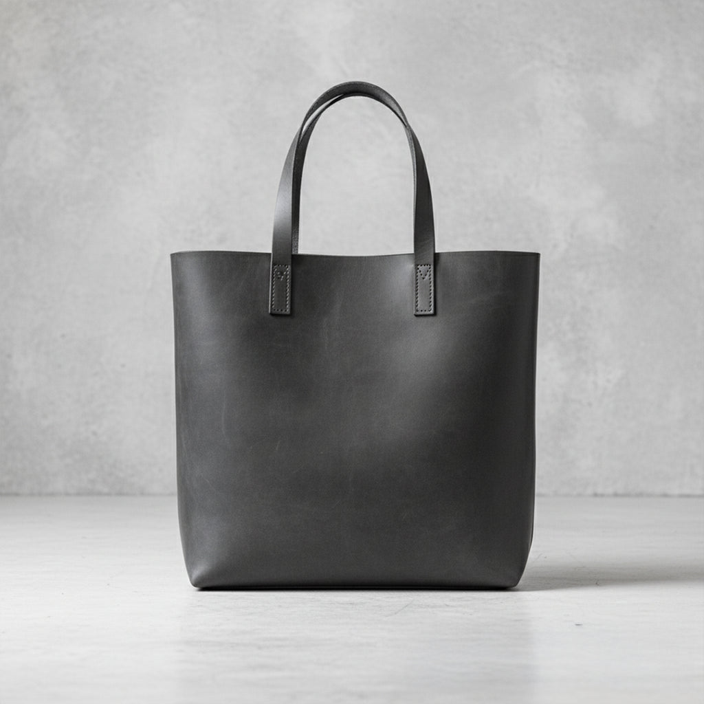 Genuine Leather Tote Bag “ RIN TOTE ” Ver. chrome