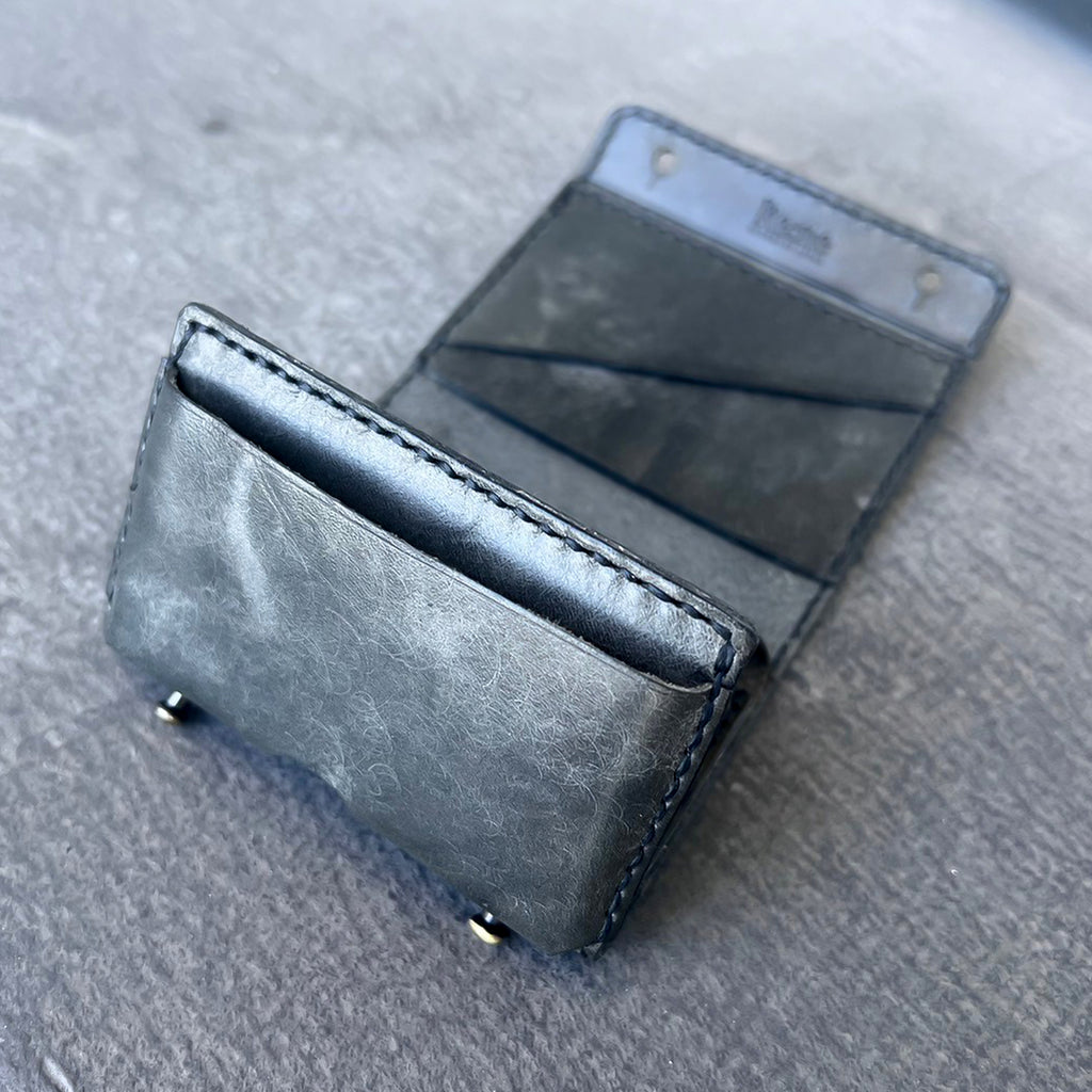Genuine Leather Minimalist Wallet “ HIUCHIBAKO ” Ver. Maya