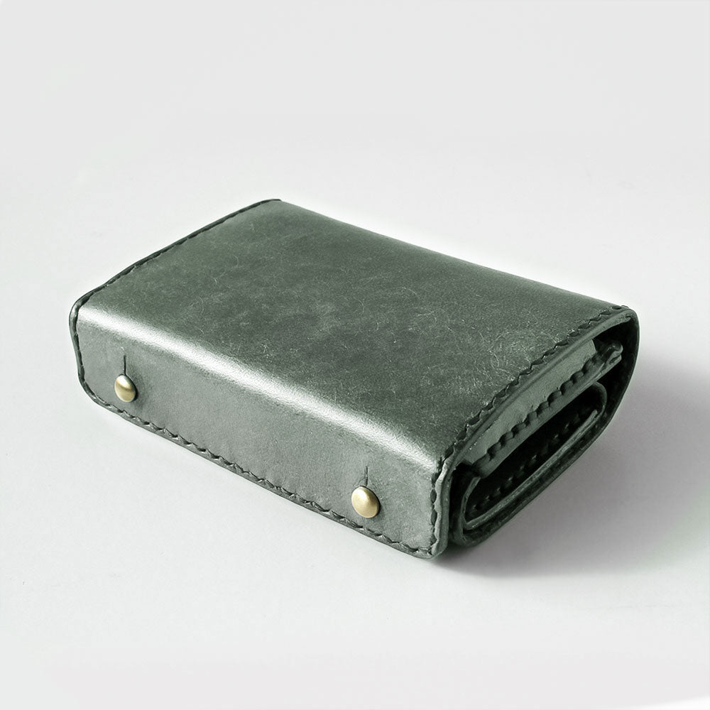 Genuine Leather Minimalist Wallet “ HIUCHIBAKO ” Ver. Maya