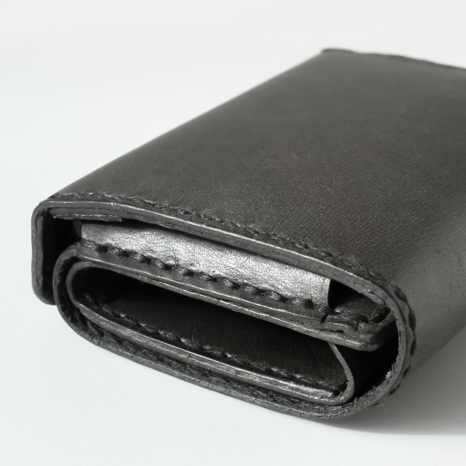 Genuine Leather Minimalist Wallet “ HIUCHIBAKO ” Ver. Maya