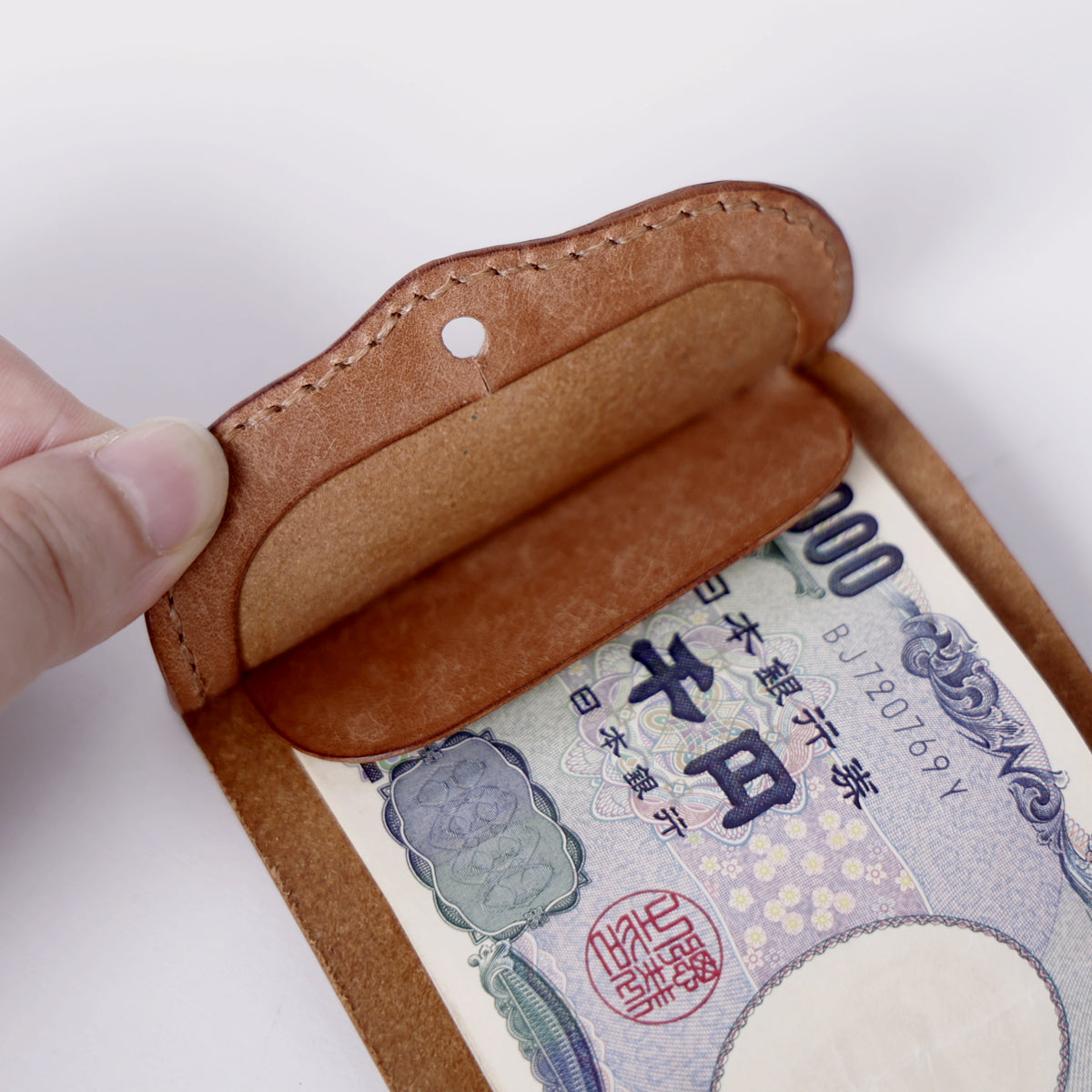 Genuine Leather Money Clip “ Fudabasami ” Ver. Maya
