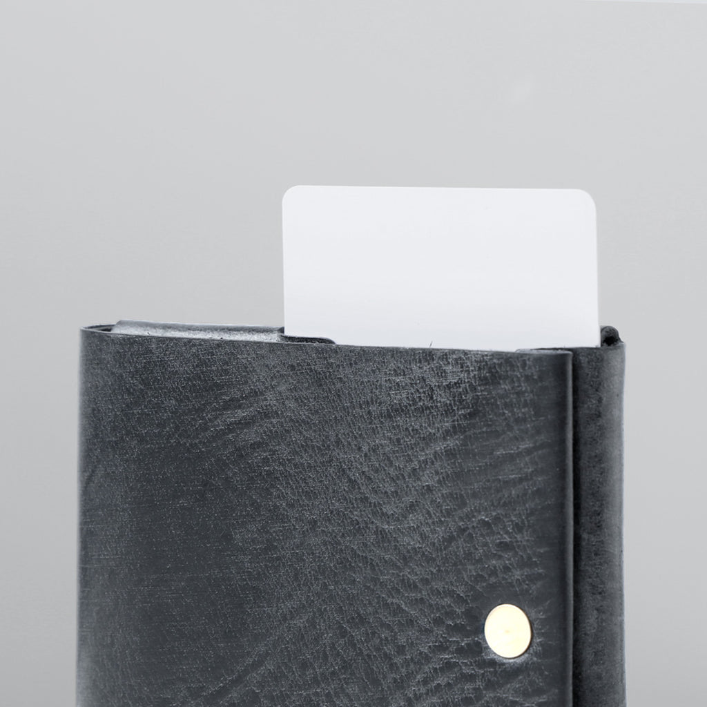 Genuine Leather Ultra-Thin Wallet “ YOHAUTOMIFUDA ” Ver. Alaska